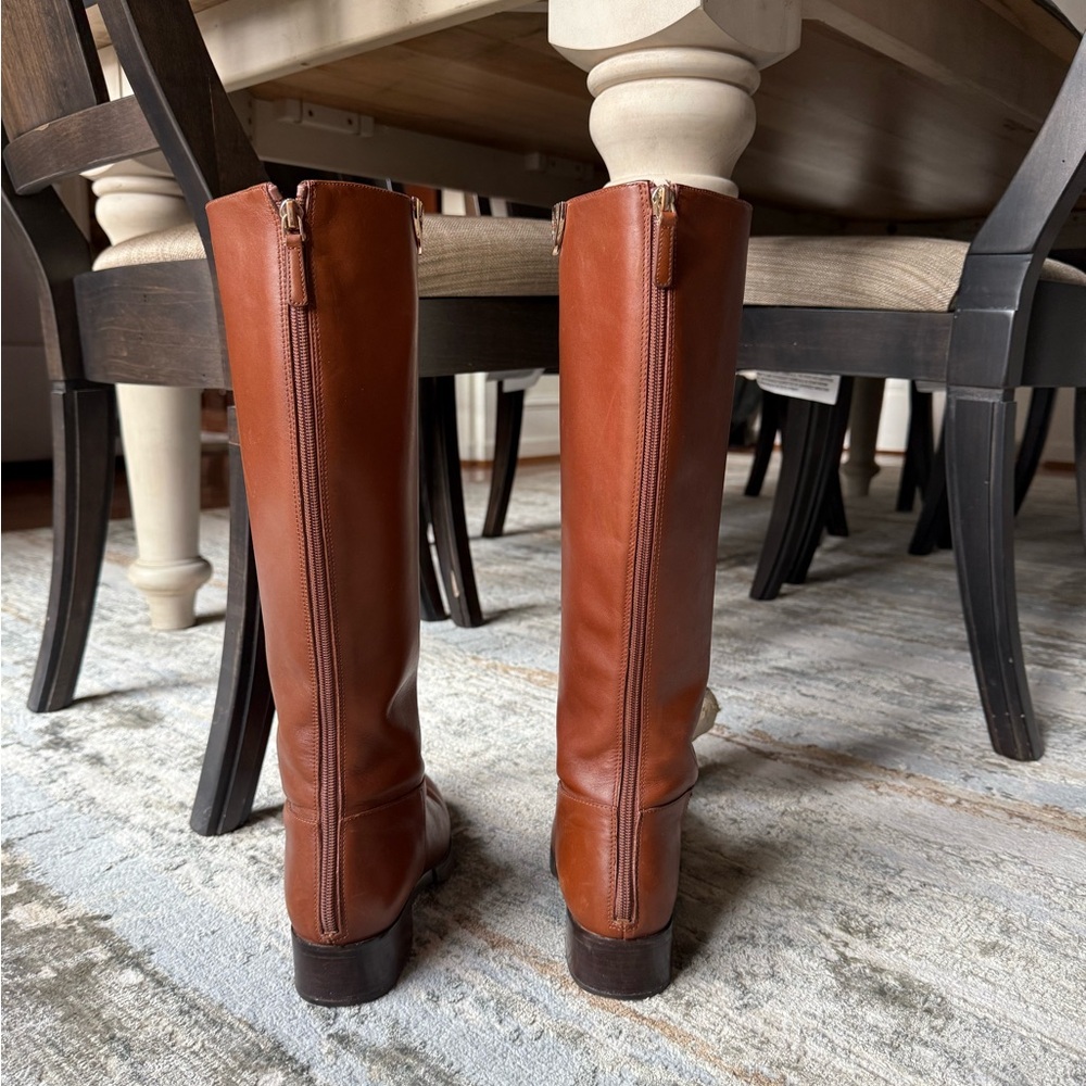 Tory Burch leather riding boots-barely used sz9 - Picture 3 of 8